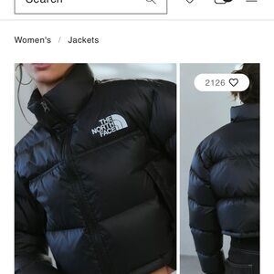 The Iconic North Face Cropped Nuptse Jacket